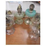 Lot of 6 Oil Lamps...