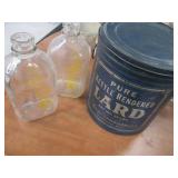 2 Collectible Glass Advertisement V...