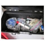 Plastic Toolbox filled with misc ha...