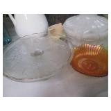 Lot of Pottery Pitchers and Glass S...