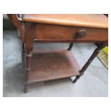 Vintage Wooden Wash Table with 1 dr...