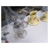 2 Vintage Liquid Oil Lamps and 2 Vi...