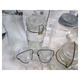Lot of Heavy Duty Glass Jars (Most ...