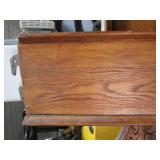 Antique Wooden Headboard, Footboard...