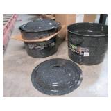 21 Quart Black Canner Stock Pot wit...