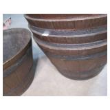 5 Bushel Sized Wooden Outdoor Decor...