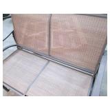 Two Person Metal Framed Outdoor Gli...