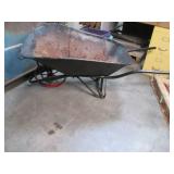 Vintage Metal Wheelbarrow would mak...