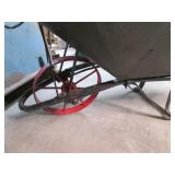 Vintage Metal Wheelbarrow would mak...