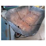 Vintage Metal Wheelbarrow would mak...