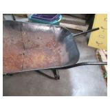 Vintage Metal Wheelbarrow would mak...