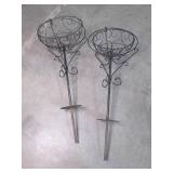 Lot of 2 Heavy Duty Stake in the Gr...