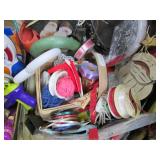 Massive Holiday and Home Décor Lot FILLED with some adorable items! Kids toys, Christmas & Halloween nik-naks galore, pet beds, curtain rods, tv trays, styrofoam cooler…the list goes