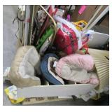 Massive Holiday and Home Décor Lot FILLED with some adorable items! Kids toys, Christmas & Halloween nik-naks galore, pet beds, curtain rods, tv trays, styrofoam cooler…the list goes