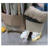 Massive Holiday and Home Décor Lot FILLED with some adorable items! Kids toys, Christmas & Halloween nik-naks galore, pet beds, curtain rods, tv trays, styrofoam cooler…the list goes