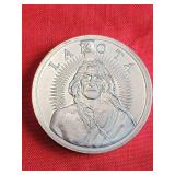 Lakota 1 oz.  Fine Silver Round