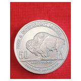 Lakota 1 oz.  Fine Silver Round