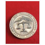 1984 Parliament Shield 1oz. .999 Fine Silver