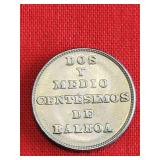 Excellent Condition 1940 Panama Dos Y Medio