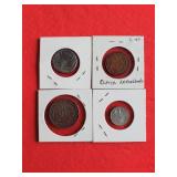 Coins- Spain, Austria, Dutch Netherlands, Great Britain