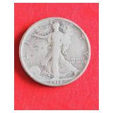1918 Walking Liberty Half Dollar
