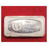 Franklin Mint - Banks- 1000 Grains- 2.0 oz. Sterling Silver Ingot/Bar