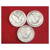 Standing Liberty Quarters