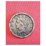 1845 Large Penny