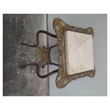 Marble top plant stand