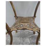 Marble top plant stand