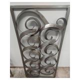 Two piece metal wall art