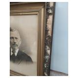 Old Framed Portrait Of Gentleman