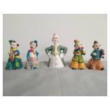Collection Of 5 Clown Bells