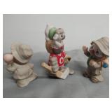 Collection Of 3 Lil Vagabond Clowns By Enesco Figurines