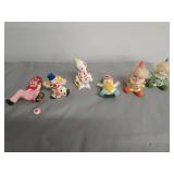 Collection Of 6 Clown Figurines By Enesco And George Good