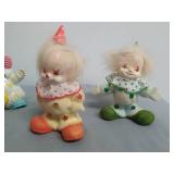 Collection Of 6 Clown Figurines By Enesco And George Good