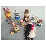 Collection Of 8 Clown Items