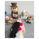Collection Of 8 Clown Items