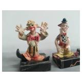 Collection Of 5 Clown Figurines