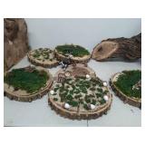 Collection Of Live wood Tree Art And Rope