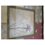 Two Pieces Of Framed Floral Art