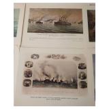 U.S. Navy And Army Lithographs