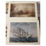 U.S. Navy And Army Lithographs
