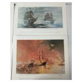 U.S. Navy And Marine Lithographs