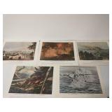 U.S. Navy And Marine Lithographs