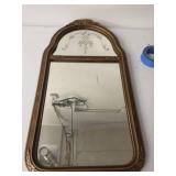 Vintage Framed Hanging Mirror