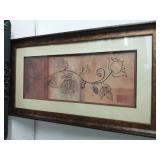 Two Pieces Of Framed Artwork