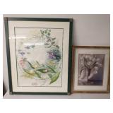 Two Pieces Of Framed Artwork