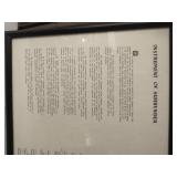 Two Pieces Of Framed Artwork