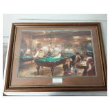 The Billiard Parlor Framed Art